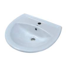 Умывальник Аттика 48  с хром. обрамлением (белый, ВКС)