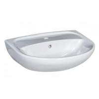 Умывальник Аттика 55 с хром. обрамлением (белый, ВКС)