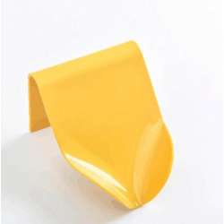 Настенная мыльница со стоком, желтая