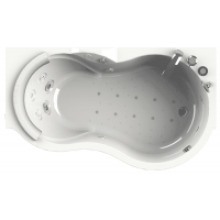 Акриловая ванна "Паллада (170x100)" с гидромассажем