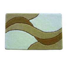 Коврик для ванной Mr. Penguin волна коричневый 80*50 см RGS414L/1