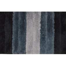 Коврик для ванны ГРАДИЕНТ микрофибра 40х60 серо-черный RGG 105