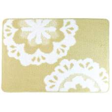 Коврик для ванной Bath Plus Цветы, бежевый