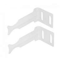 Кронштейн Global угловой белый для радиатора