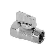 Кран - мини шар.1/2" -1/2 г/ш ручка хром ARCO, 02207С