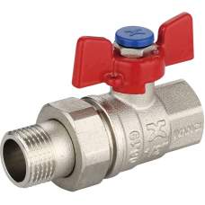 Кран шар.IVANCI разъем. ВН 3/4", руч.баб.