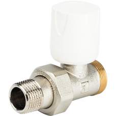 Кран линейный 1/2 д/труб из п/пр RS111 LUXOR+ гайка