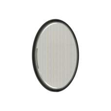 Зеркало овальное с подсветкой черный глянец Fus-700.15-01 