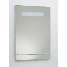 Зеркало с подсветкой и стеклополкой S1