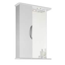 Зеркало Лира 55 см Белое Правое