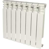  Радиатор алюминиевый ROMMER Profi 500 (AL500-80-80-100) 8 секции (RAL9016)