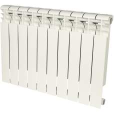 Радиатор алюминиевый (RAL9016) ROMMER Profi 500 (AL500-80-80-100) 10 секции 