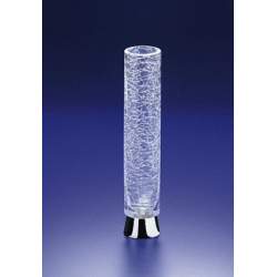 Вазочка ADDITION хром/хрусталь кракле 61131CR