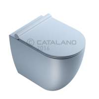 SFERA Унитаз напольный 52*35, голубой матовый. Крепеж  включен.