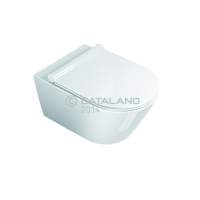 ZERO Унитаз подвесной 55*35, безободковый. Крепеж включен.