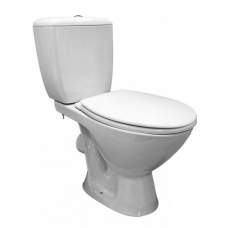 06116 Унитаз-компакт "Koral" K011 c арматурой 3/6л, с сиденьем полипропилен