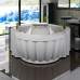 Акриловая угловая ванна "Монте-Карло (149х149)" в комплекте чаша ванны, с панелью