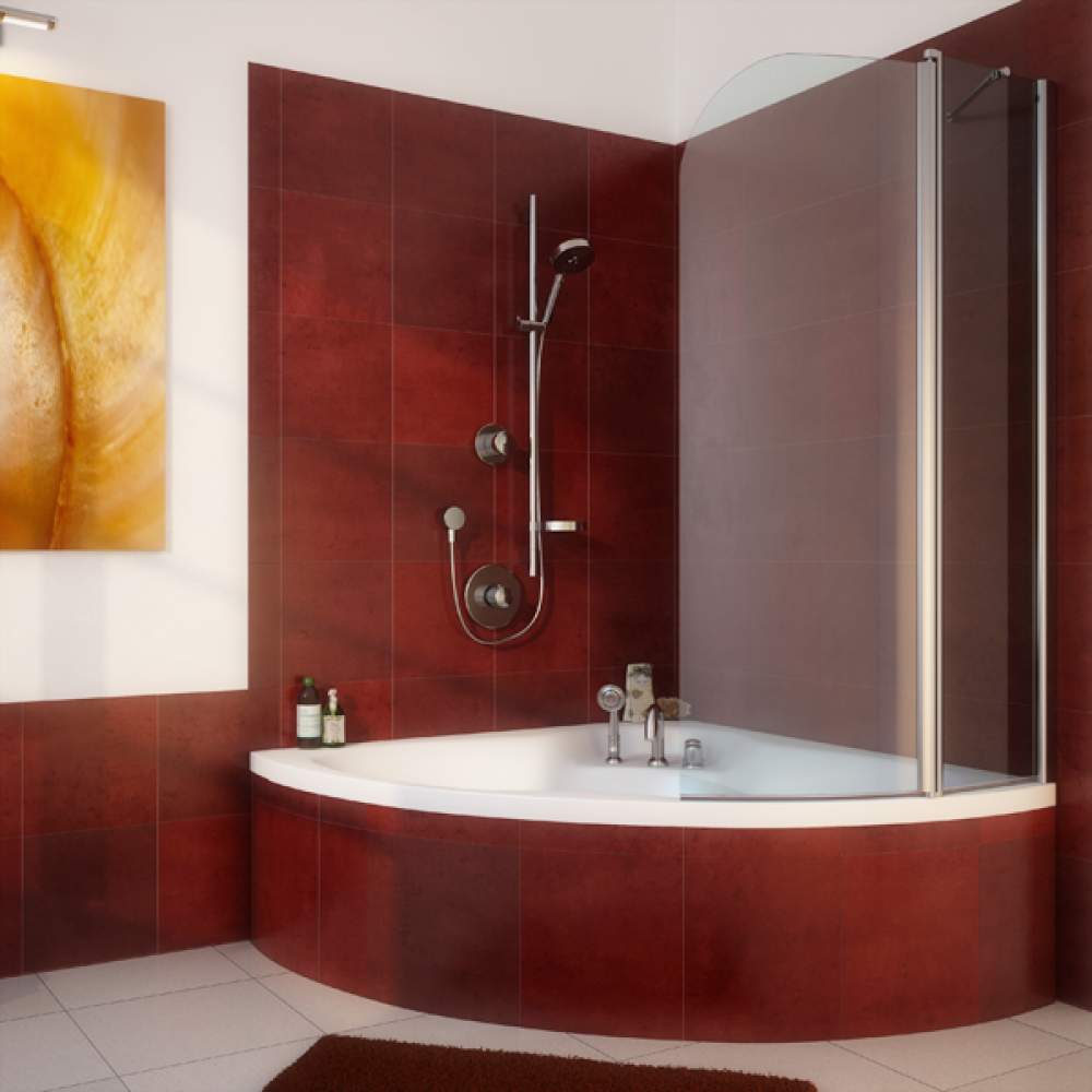 Полукруглую шторки для ванной. Lux Pearl GV-002a. Угловая ванна со стеклянными шторками. Угловая ванна со стеклом. Шторка для угловой ванны.