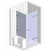 Душевое ограждение TREND SQUARE GK-863V