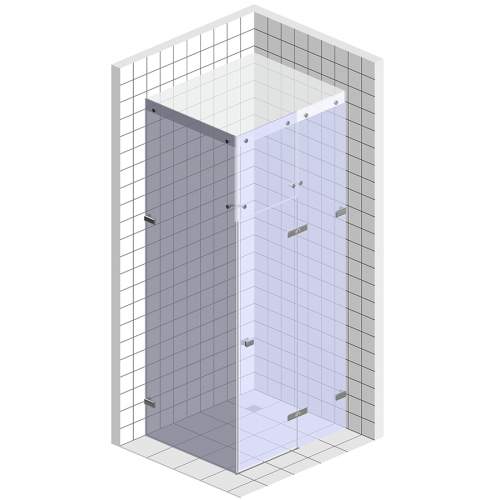 Dushevoe Ograzhdenie S Montazhem Do Potolka S Otkryvaniem Dveri V Obe Storony Ili Tolko Naruzhu